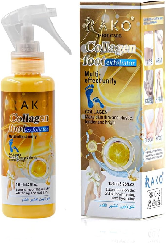 اسپری لایه بردار ترک پا راکو مدل کلاژن