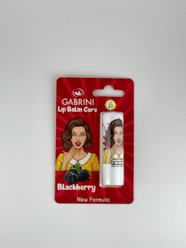 تصویر نرم کننده و بالم لب گابرینی با رایحه تمشک