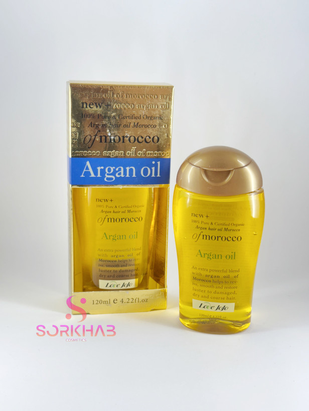 تصویر روغن مو لاو جوجو مدل آرگان اصل
