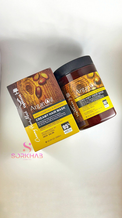 ماسک مو لایتنس فاقد سولفات با 95 درصد روغن طبیعی
