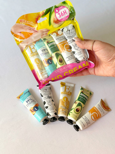 پک پنج عددی کرم دست ویتامینه ویکتوریا