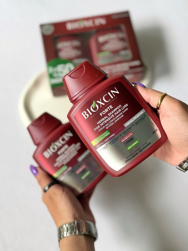 عکس واقعی شامپو ضد ریزش بیوکسین با فرمولاسیون گیاهی مناسب موهای ضعیف و نازک