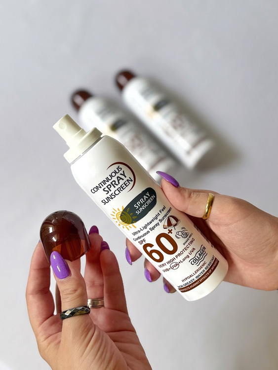 اسپری ضد آفتاب وکالی مدل SPF 60
