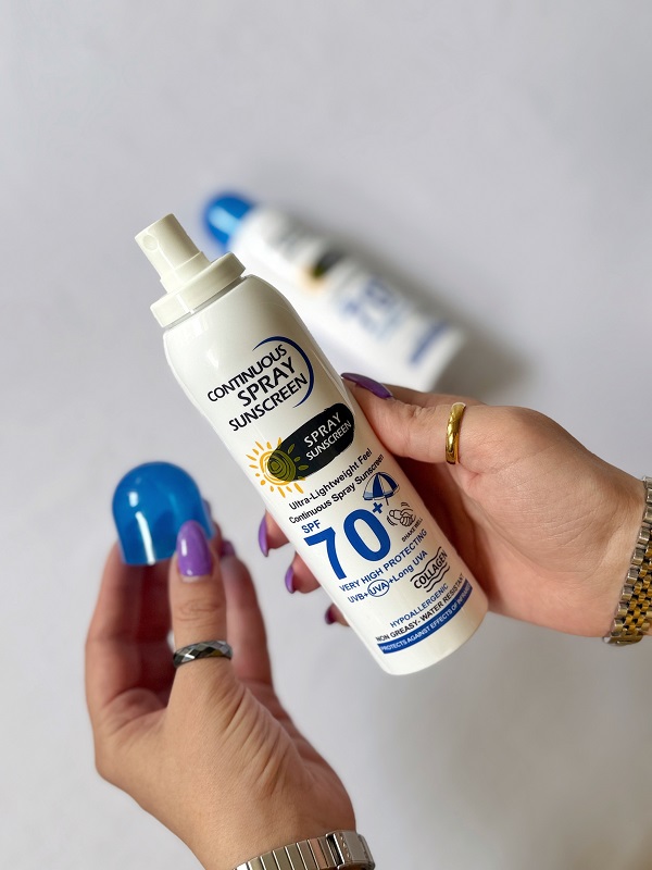 اسپری ضد آفتاب حاوی کلاژن SPF 70