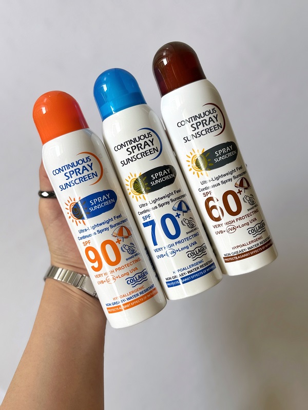 اسپری ضد آفتاب حاوی کلاژن SPF 70