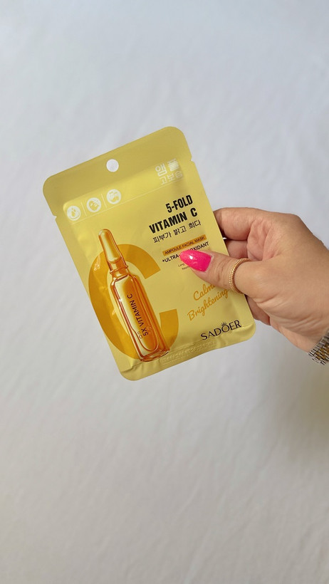 قیمت و خرید ماسک ورقه ای صورت سادور مدل ویتامین C