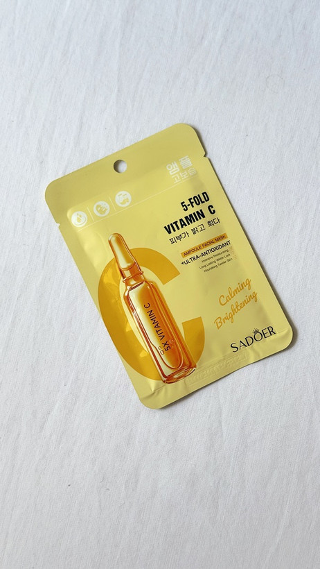 قیمت و خرید ماسک ورقه ای صورت سادور مدل ویتامین C