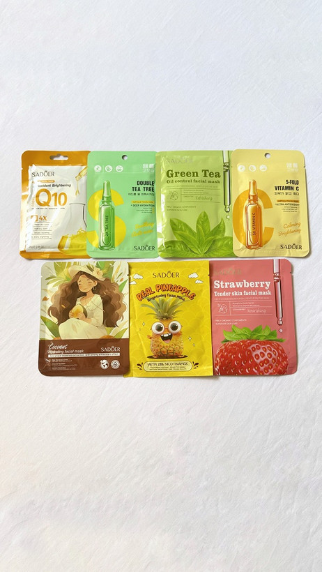 قیمت ماسک ورقه ای صورت سادور