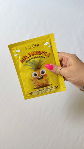 قیمت و خرید ماسک ورقه ای صورت سادور مدل آناناس