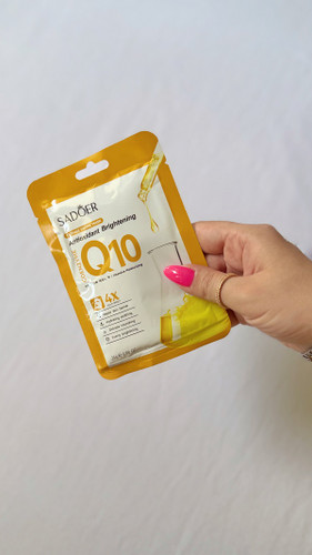 قیمت و خرید ماسک ورقه ای روشن کننده صورت سادور مدل آنتی اکسیدان Q10