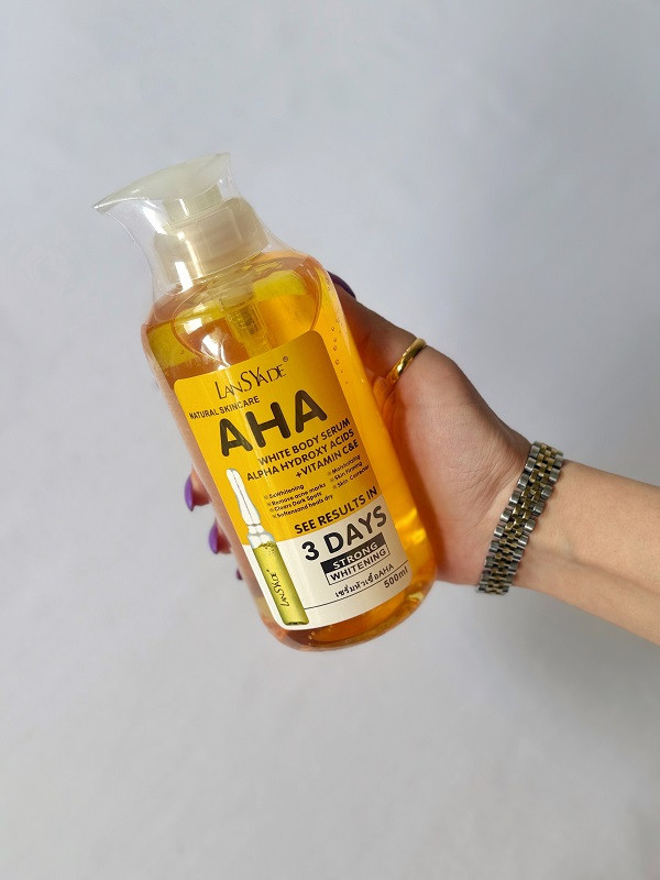 سرم-روشن-کننده-لنسیاد-مدل-AHA-حجم 500 میلی لیتر