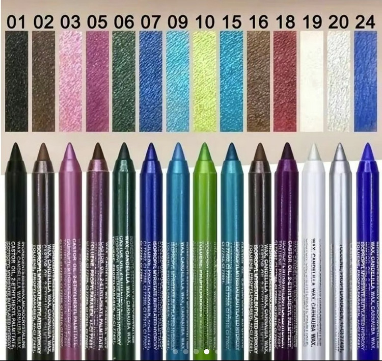 تصویر رنگبندی پک مداد سرمه فلورمار