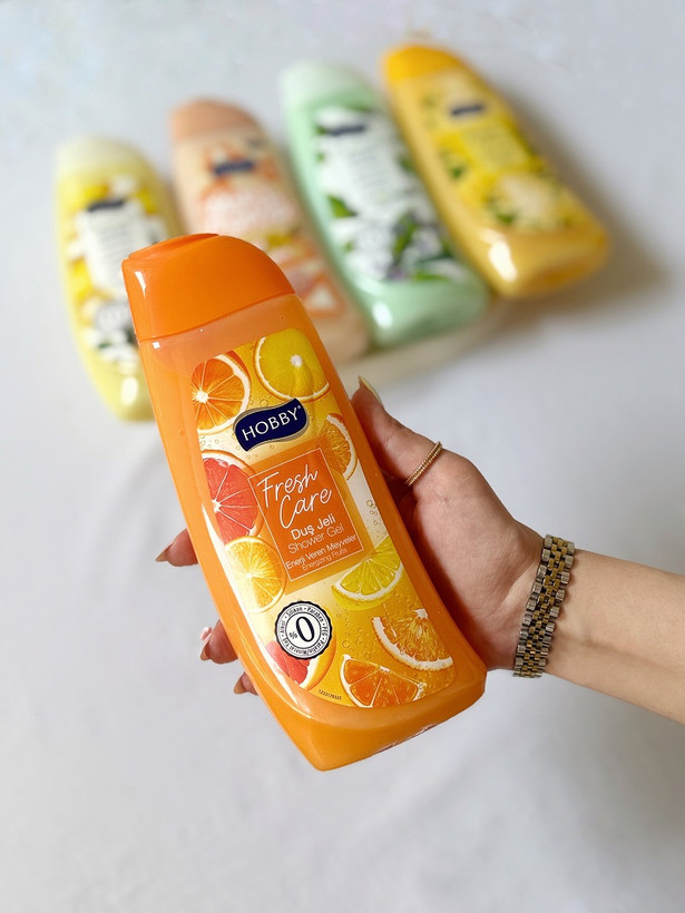 تصویر شامپو بدن هوبی مدل Fresh Care پرتقالی