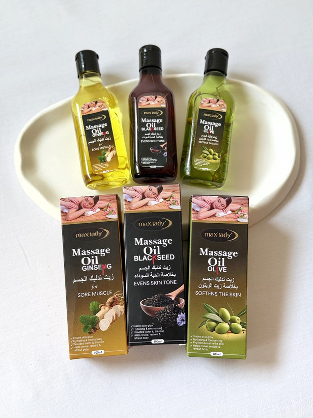 روغن های ماساژ | روغن مکس لیدی | ماساژ درمانی