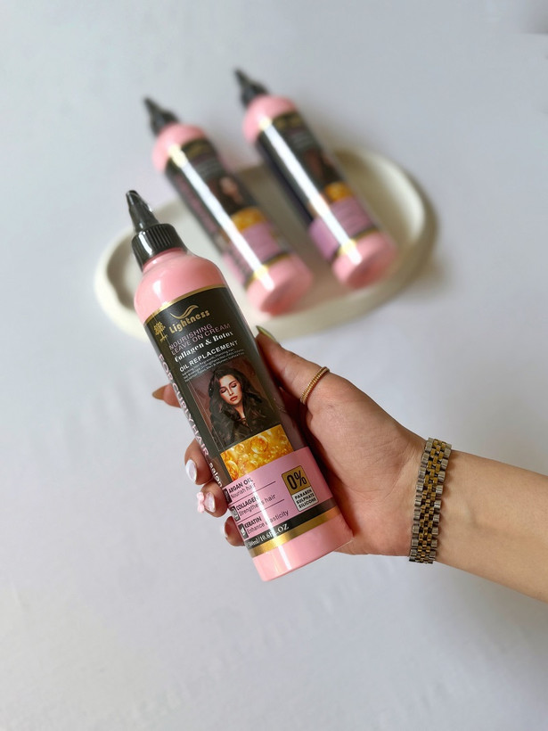 کرم مخصوص موی فر لایتنس | از بین برنده وزی مو | خوش حالت کننده موی فر