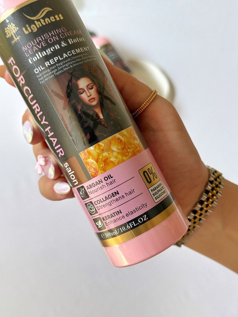 کرم موی لایتنس | بدون-سولفات-پارابن-سیلیکون | حالت دهنده و تقویت کننده مو