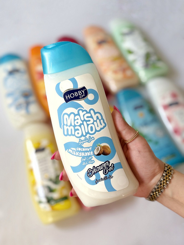 شامپو بدن هوبی مدل Marsh Mallow رایحه نارگیل | بسیار خوشبو و لطیف