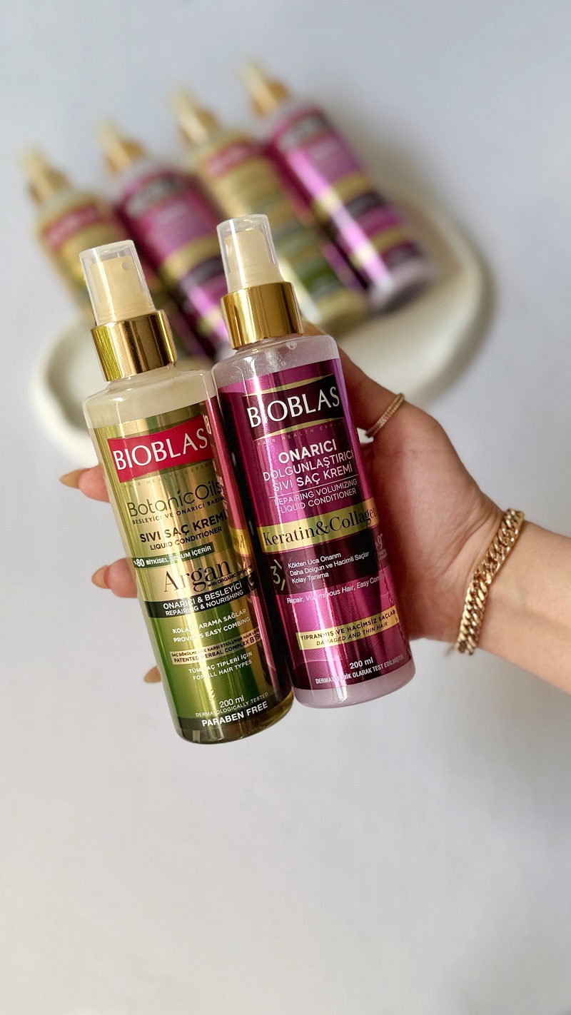 اسپری های دوفاز مو بیوبلاس حاوی روغن آرگان