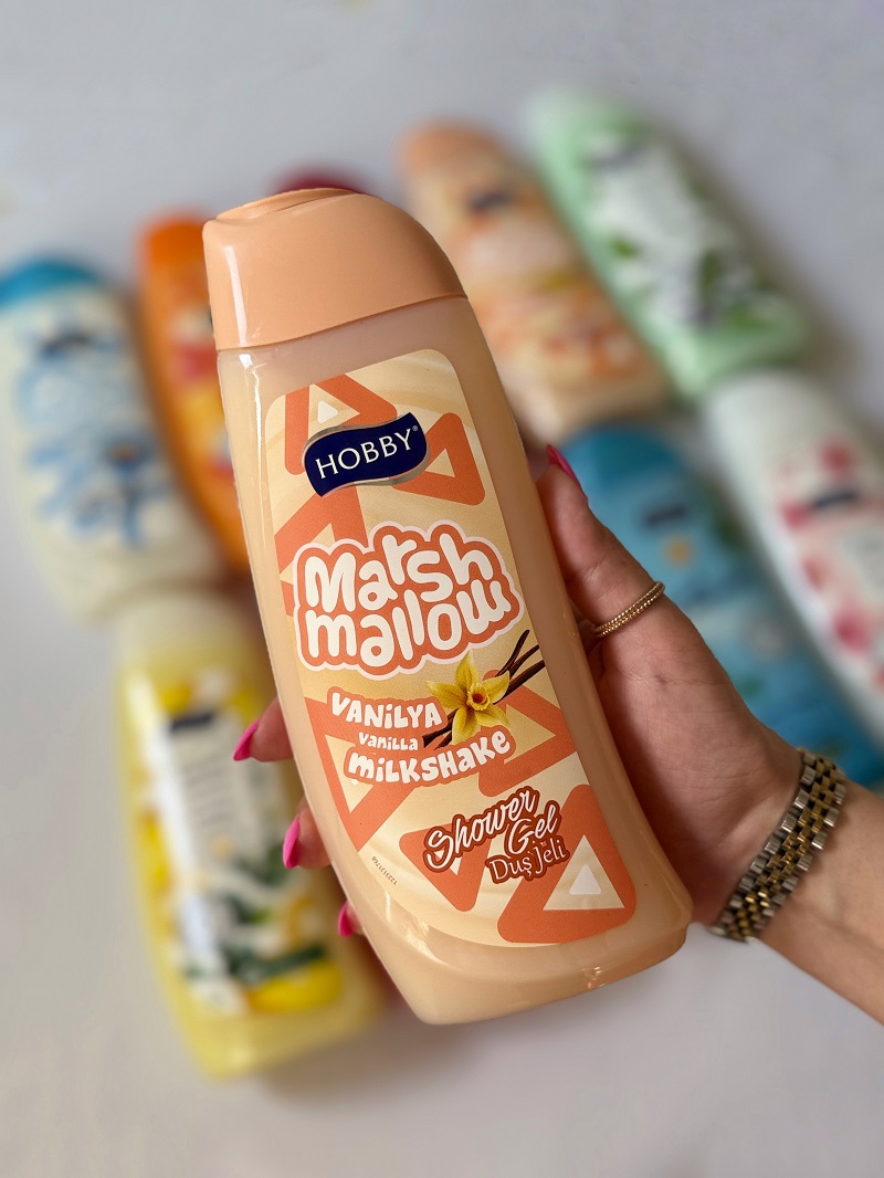 تصویر شامپو بدن هوبی مدل Marsh Mallow رایحه وانیل