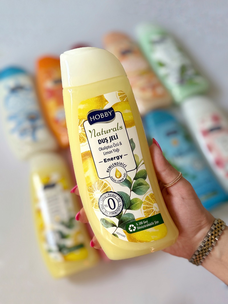 شامپو بدن هوبی مدل Naturals عصاره اکالیپتوس و روغن لیمو