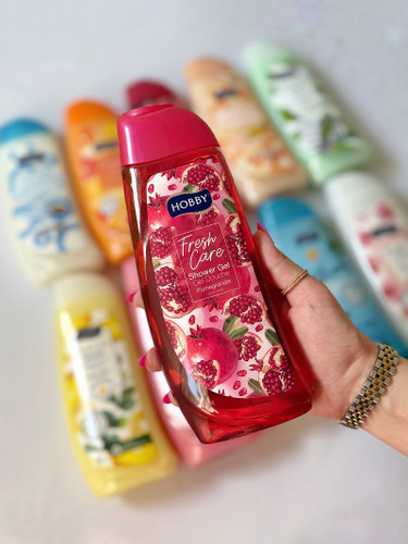 شامپو بدن ژل هوبی مدل Fresh Care رایحه انار