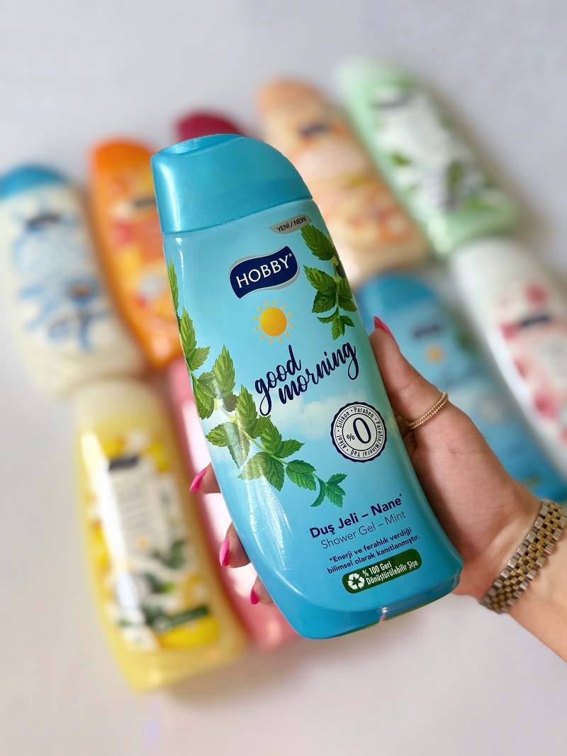 شامپو بدن هوبی مدل GOOD MORNING رایحه نعناع | شروع روز خوب