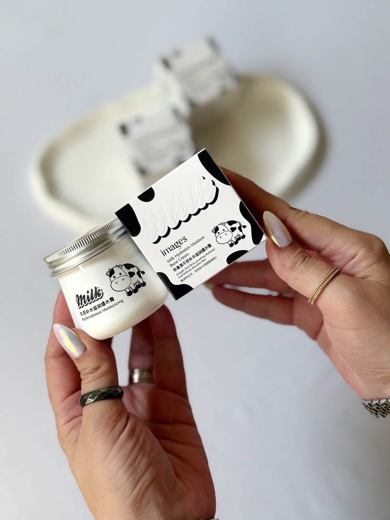 کرم آبرسان شیر گاو ایمیجز | بسته بندی جذاب