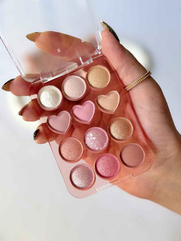 پالت سایه 12 رنگ آنی لیدی مدل قلبی (پینترستی)