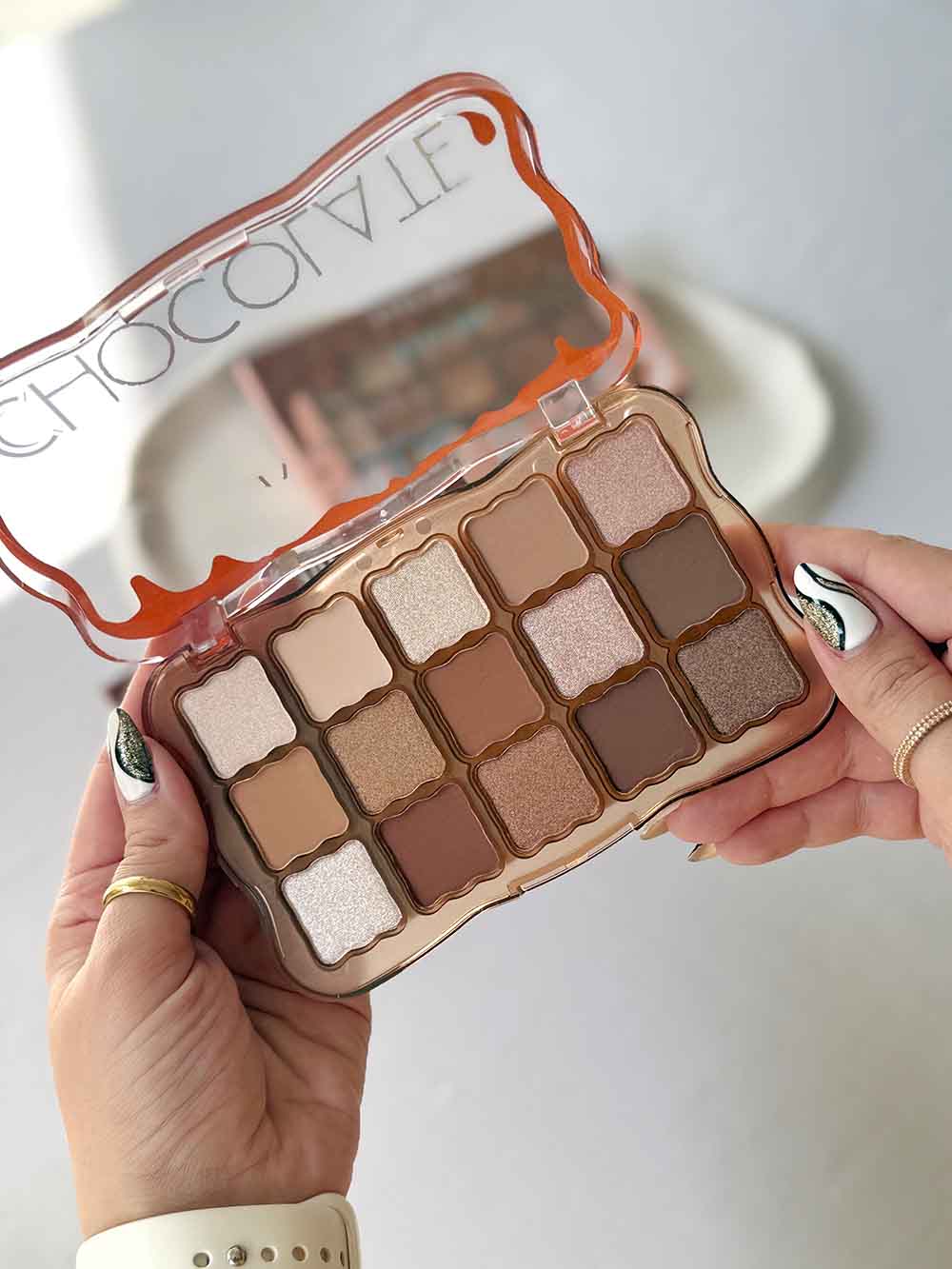 پالت سایه شکلاتی 15 رنگ ANYLADY اصل
