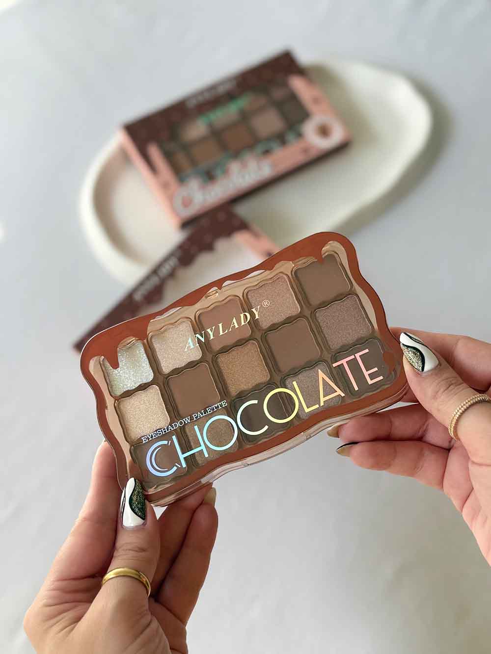 پالت سایه شکلاتی 15 رنگ ANYLADY اصل با بهترین قیمت