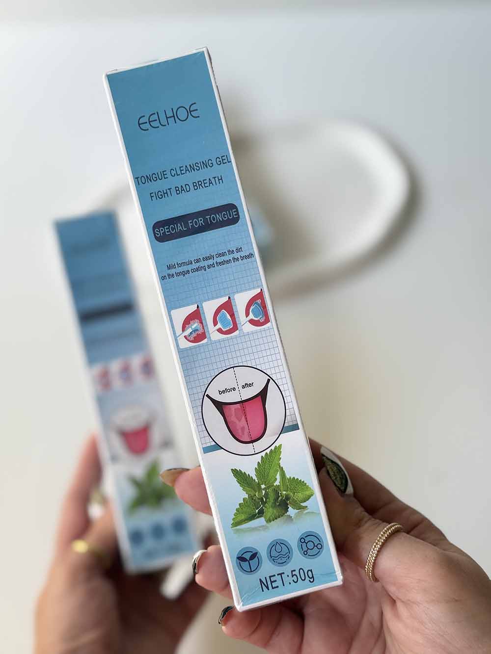 مسواک تمیز کننده زبان ایلهو اورجینال