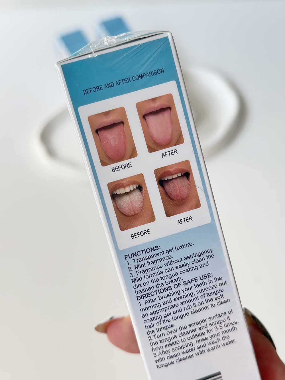 مسواک زبان eelhoe | تمیزکننده زبان اورجینال