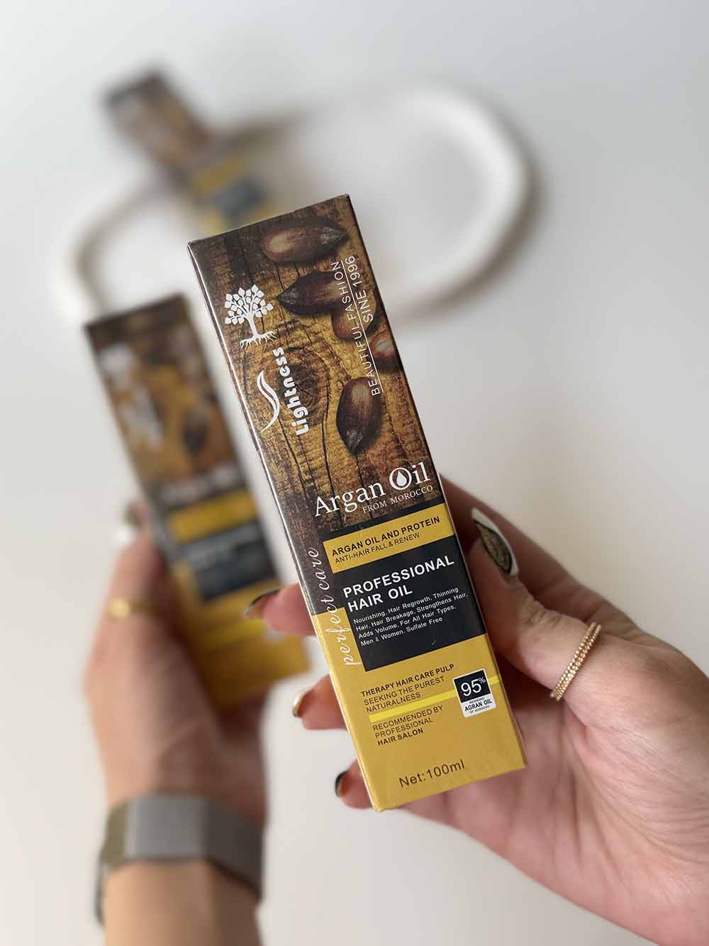 روغن مو آرگان لایتنس اصل