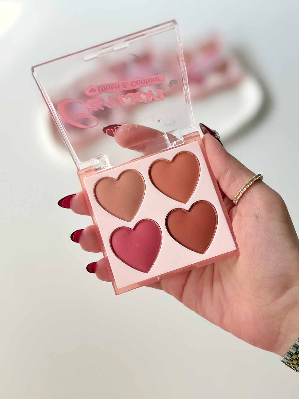 پالت رژگونه و کانتور هدی موجی مدل قلبی