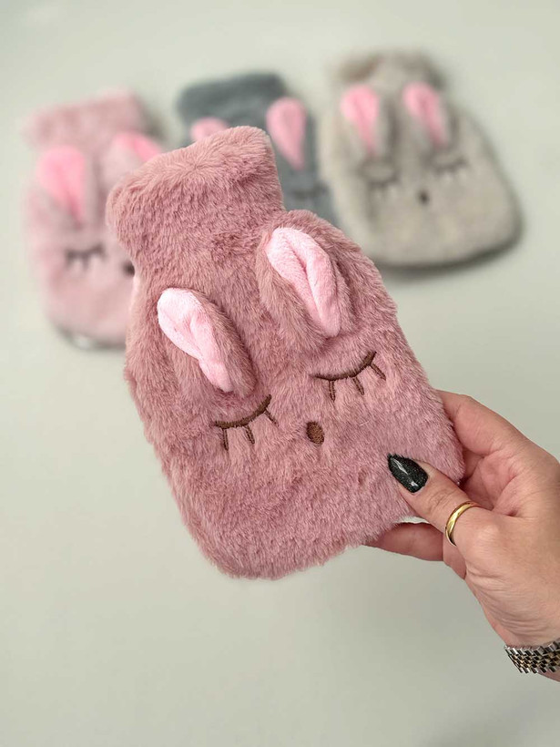 کیسه آب گرم رنگ صورتی چرک بسیار زیبا و با کیفیت