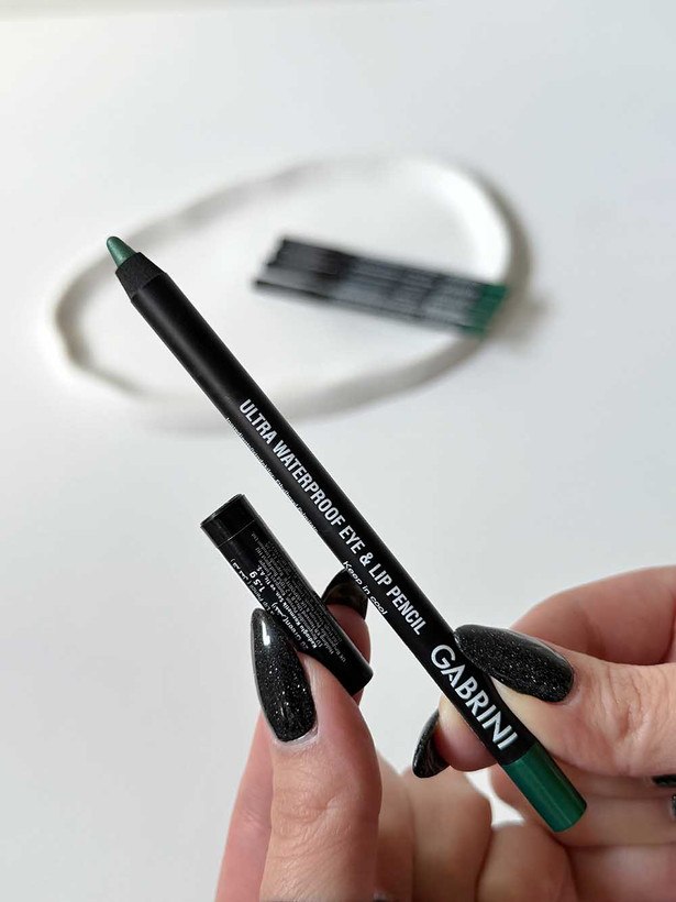 مداد چشم و لب GABRINI رنگ سبز ULTRA WATERPROOF اصل
