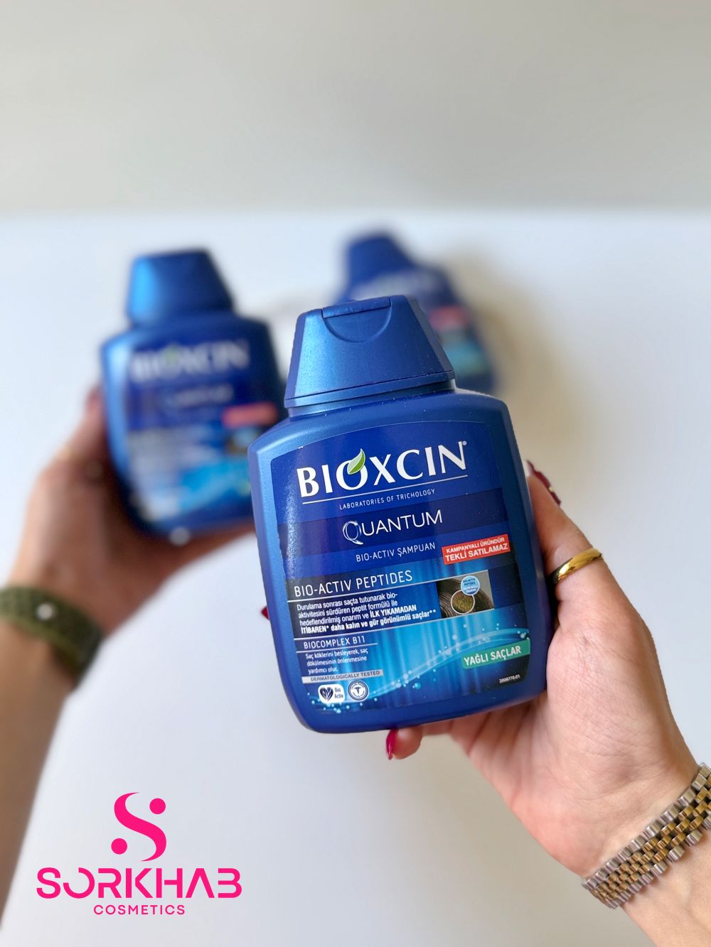 شامپو بیوکسین کوانتوم Bio-Activ مخصوص موهای چرب 300 میل